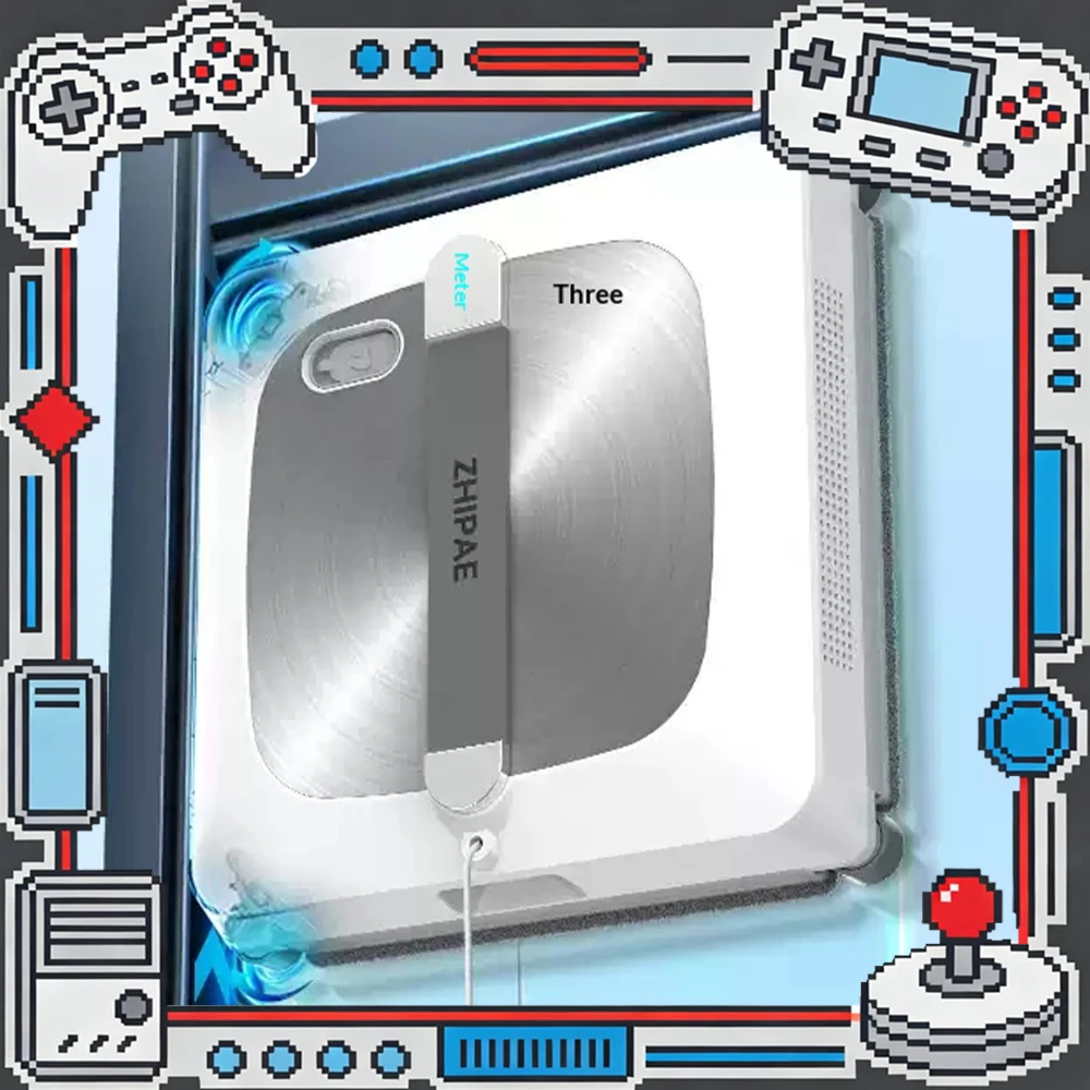 

ZHIPAE Z10 Pro Window cleaning robot Electric all-around base station version full-automatic home use Close to the corner