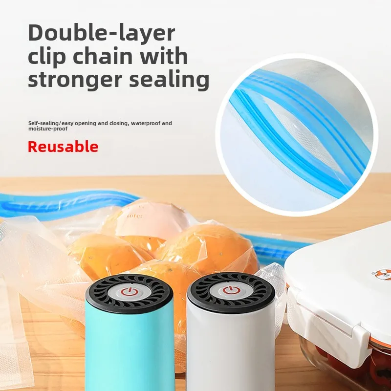 食品ワイヤレス真空食品袋真空機鮮度保持機ミニ電動エアポンプシール機小型家庭用