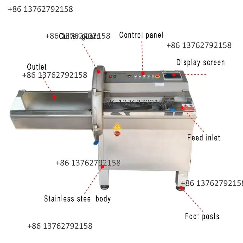 【2026】 Stainless Steel Automatic Portion Control Guillotine Meat Slicer Beef Lamb Chop Cutting Machine with CE Standard