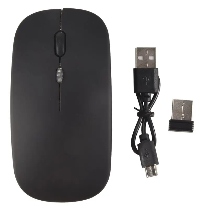 

Hot Trend-Wireless Mouse Bluetooth 5.1 Rechargeable LED Silent Mouse USB Optical Ergonomic Gaming 2.4G Wireless Backlite