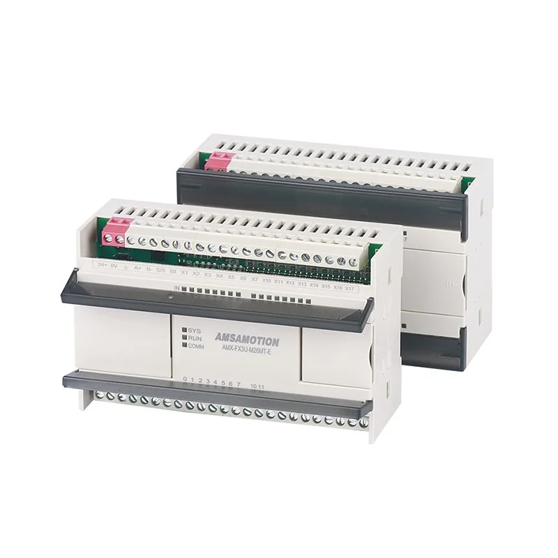 PLC programmable controller FX3U-26MT with analog 32MR industrial control board