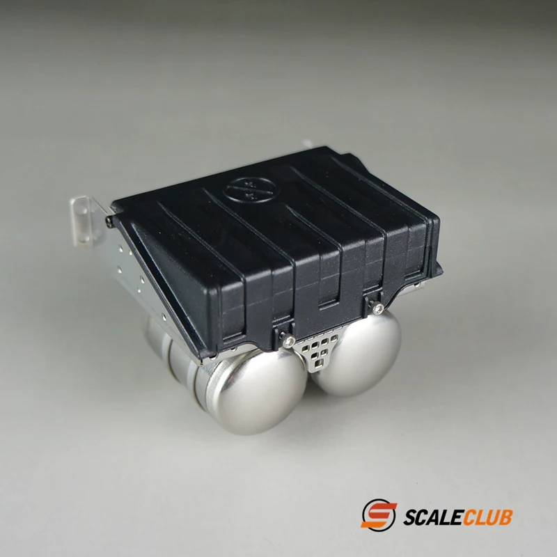 Scaleclub Truck 1/14 mejora de metal caja de batería simulada tanque de gas