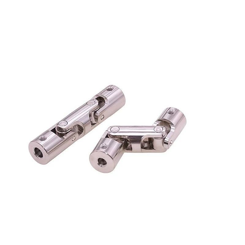 Cardan Joint Motor Connector 4/5/6/8/10mm Car Shaft Coupler Three-section Universal Joint Coupling  Accessories