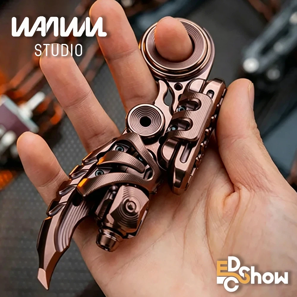 

WANWU EDC EXOSKELETON EDC SHOW 2026 Fidget Spinner 66 LIMITED Fidget Slider Fidget Toys For Adults Office Desk Accessories
