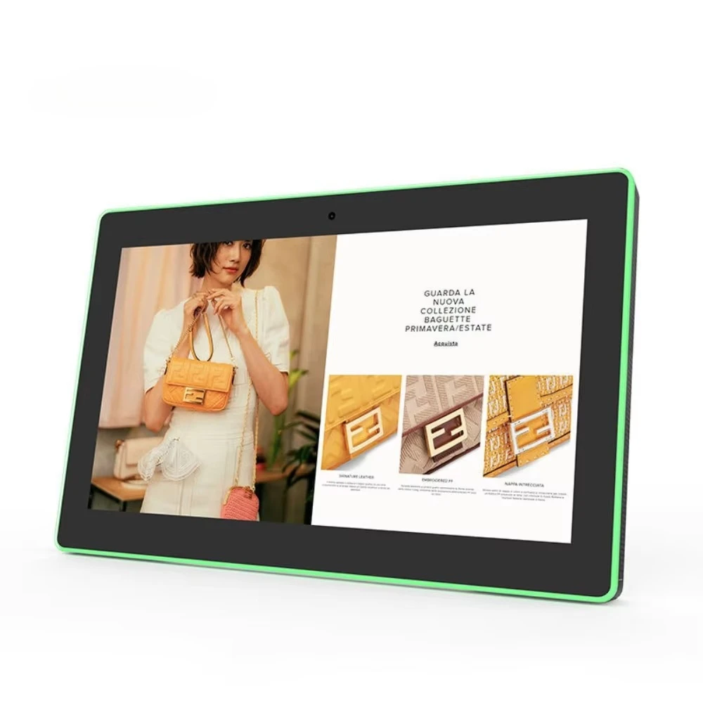 WA1583T 15.6 Inch POE Tablets LCD Touch Screen Light Bar Booking System Meeting Room Tablet