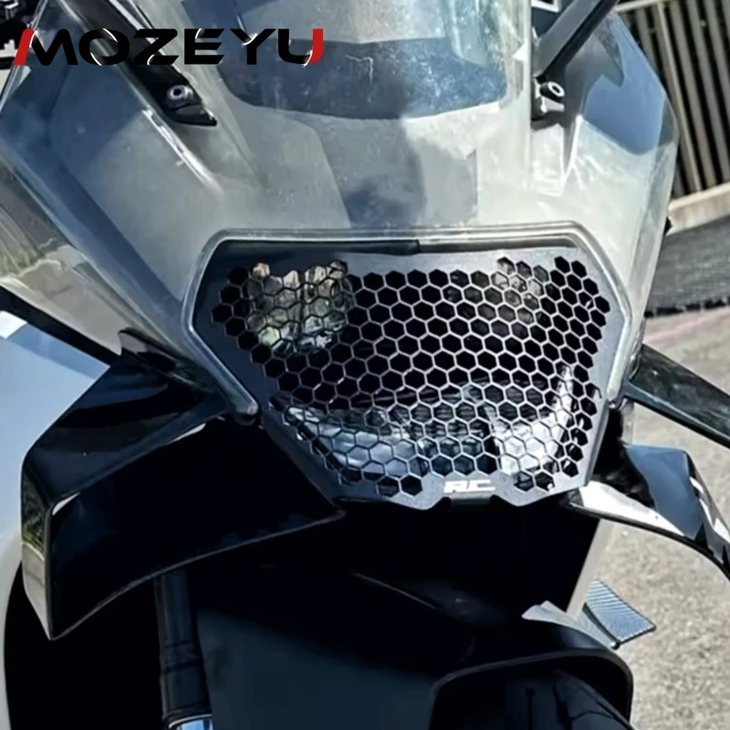 

RC390 RC200 Headlight Head Lamp Light Grille Guard Cover Protector For KTM RC 125 RC390 2014 2015 2016 2017 2018 2019 2020 2021