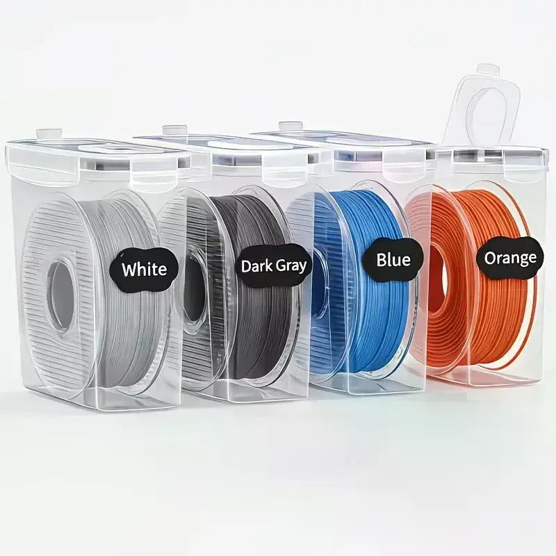 Filament Storage Box 3D Printed Large Capacity Container Portable Waterproof Moisture Proof Transparent No Clog