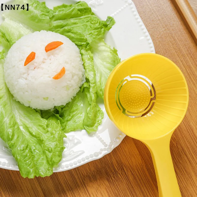 Rice Scoop Mold Non-stick DIY Sushi Mold Rice Ball Spoon Premium Half Round Rice Cooker Congee Spoon Kitchen Accessory Ложк【W4】