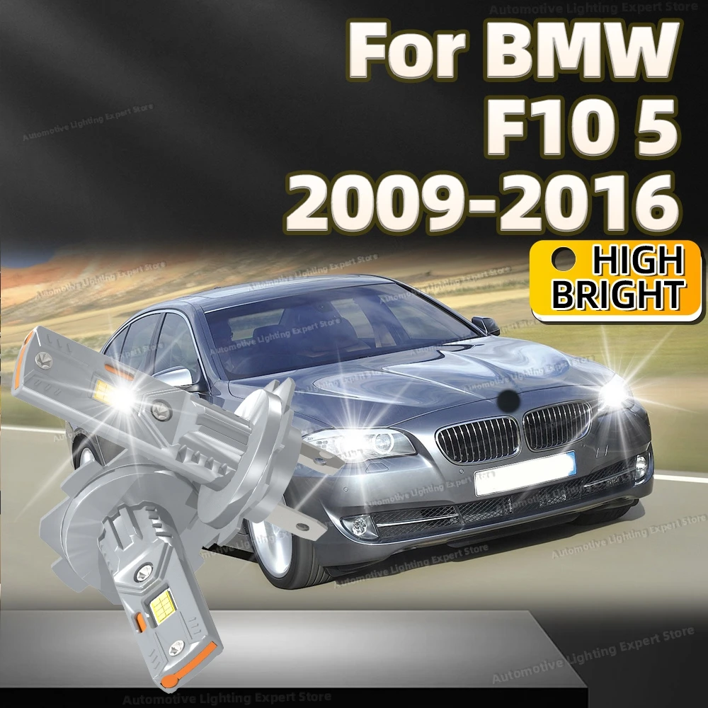 2Pcs LED Headlights Canbus Car Lamp 30000LM Super Bright Light Bulbs For BMW F10 5 2009 2010 2011 2012 2013 2014 2015 2016