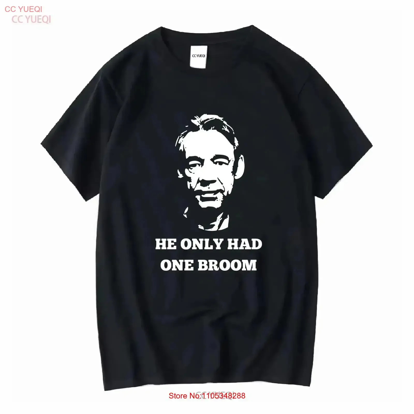 Trigger Only Fools Horses Qualitäts-Baumwoll-T-Shirt, schwarz, Vintage-Waschung, vielseitig, atmungsaktiv, für den Alltag, weich, dehnbar
