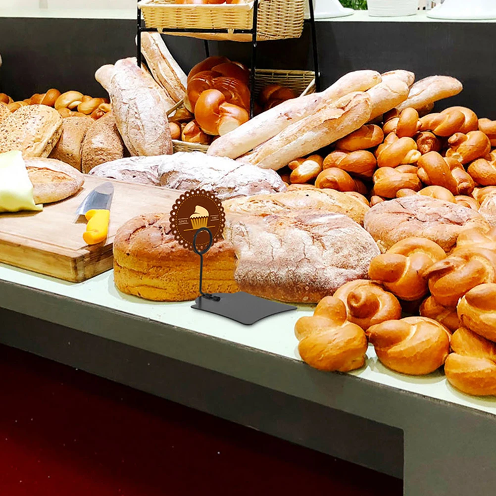 5 Pcs Advertising Clip Price Tag for Sign Label Labels Holder Display Card Sale Clips Bracket