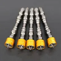 Alloy Steel Magnetic Screwdriver Bit Set Cross Double Head Manual Pneumatic Electric Drill Attachment Power Tools