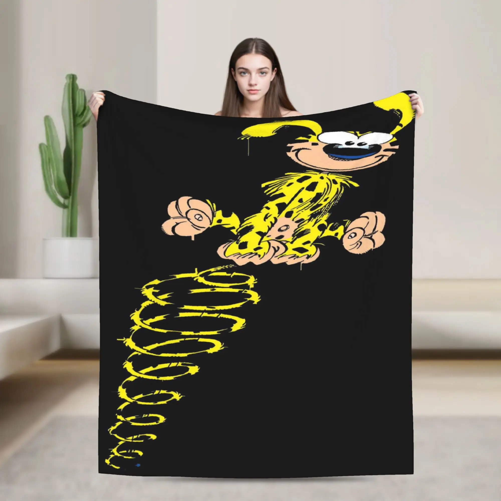 Marsupilamis Blankets Coral Fleece Plush  Relax Super Soft Throw Blanket for Bedding Bedspread
