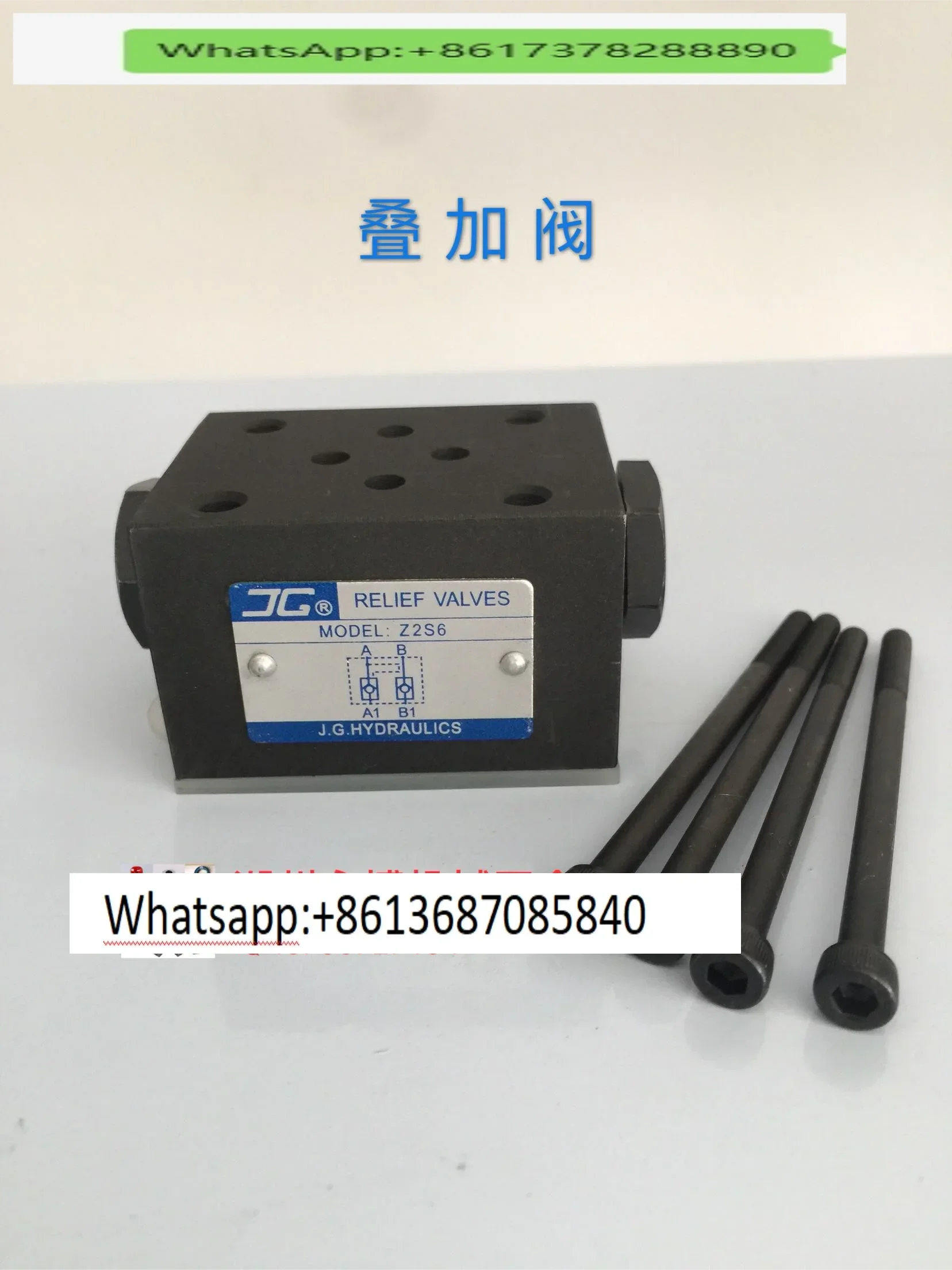 

Injection Molding Machine Accessories Z2S6 Stacking Valve Hydraulic Check Valve Relief Valves MPW-01 MPC-02W