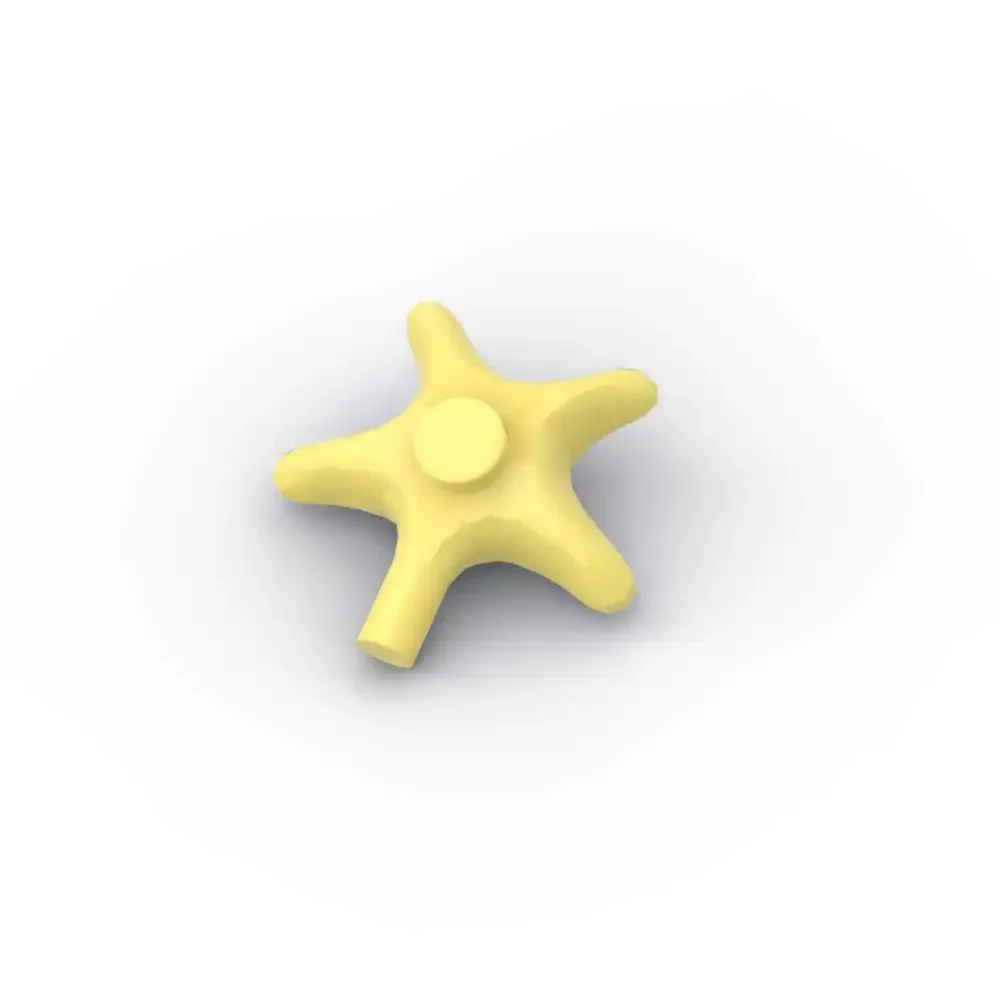 MOC 10PCS Part Bricks 33122 Water Animal Starfish Building Blocks Kit Sea Star Ocean Sea Creature Compatible DIY Toys Kid Gifts