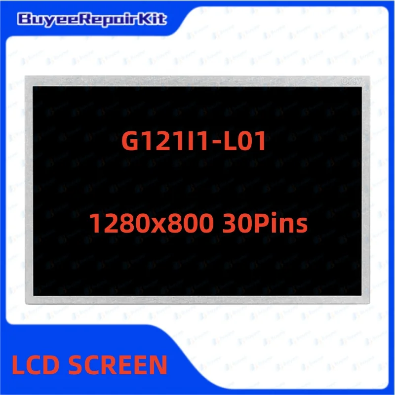 

12.1" LCD G121I1-L01 Industrial screen 30 pins 1280x800 Display monitor