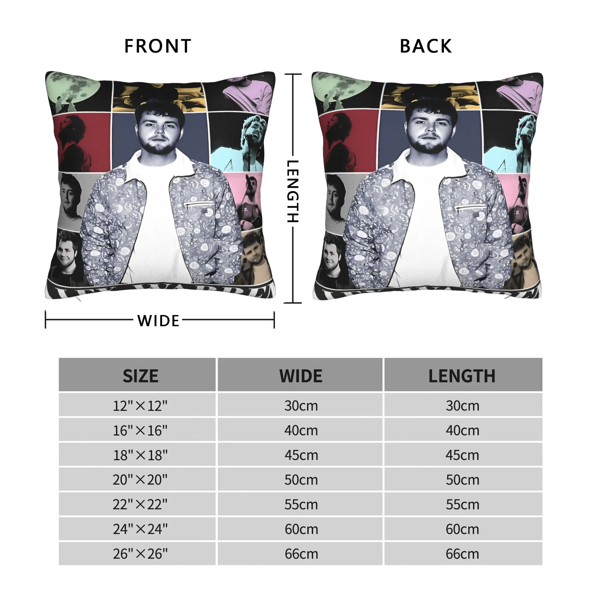 Singer A-Alex W-Warren Pillow Case  Novelty Pillow Cover Custom Pillowcases For Living Room Sofa
