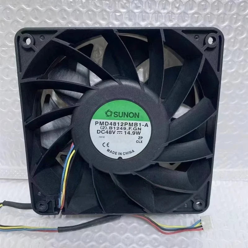 SUNON PMD4812PMB1-A 12038 DC48V 14.9W 12CM 4-wire PWM Cooling Fan Original