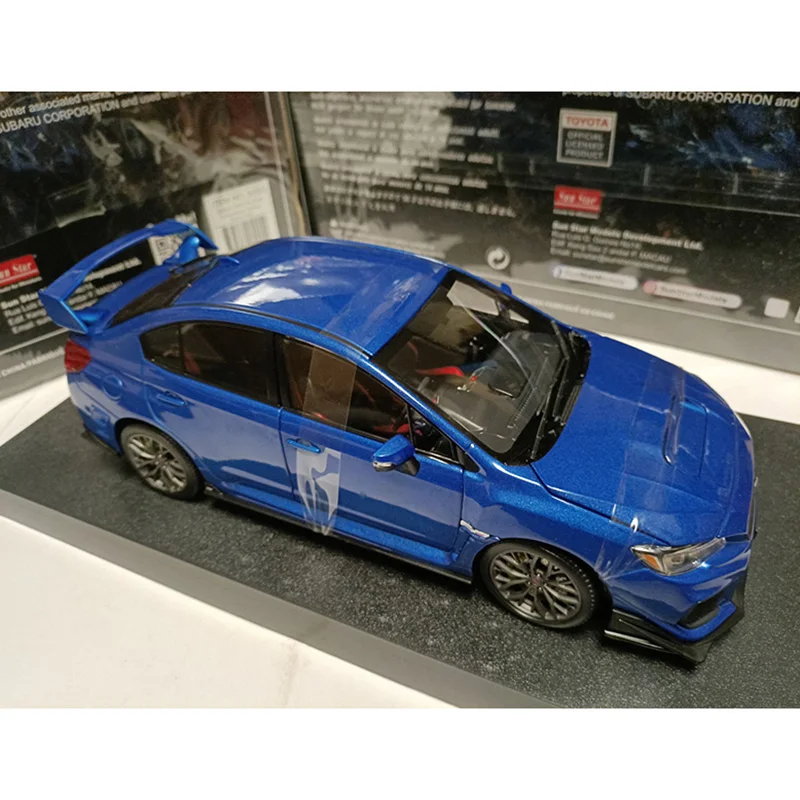 1:18 Scale Subaru WRX STi 2018 Alloy Car Model Collection Ornaments