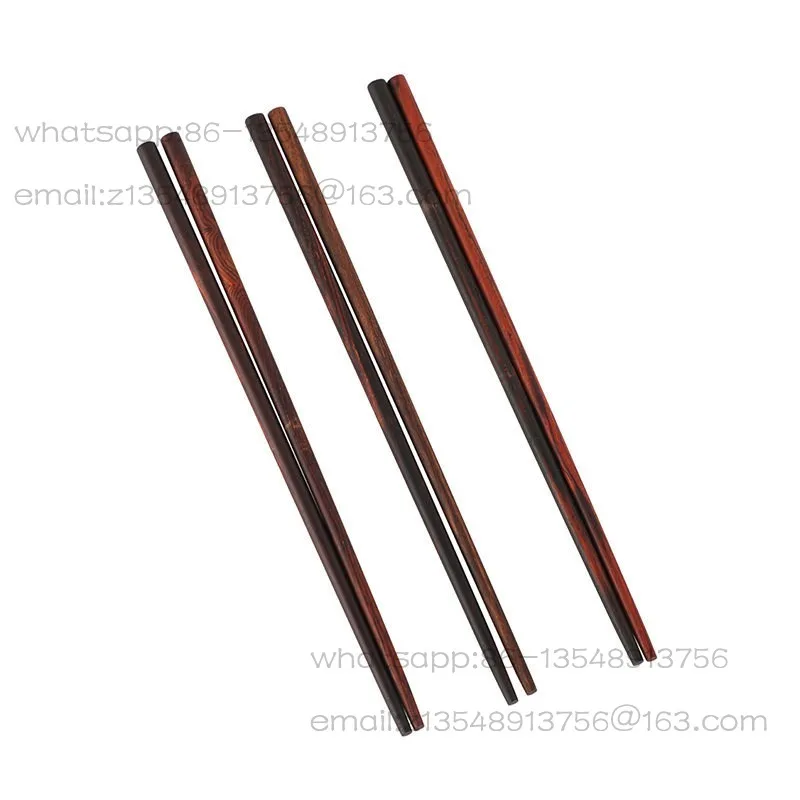

24.5CM sour branch wood Chinese chopsticks mahogany solid wood meal chopsticks unpainted adult chopstick office dining tableware
