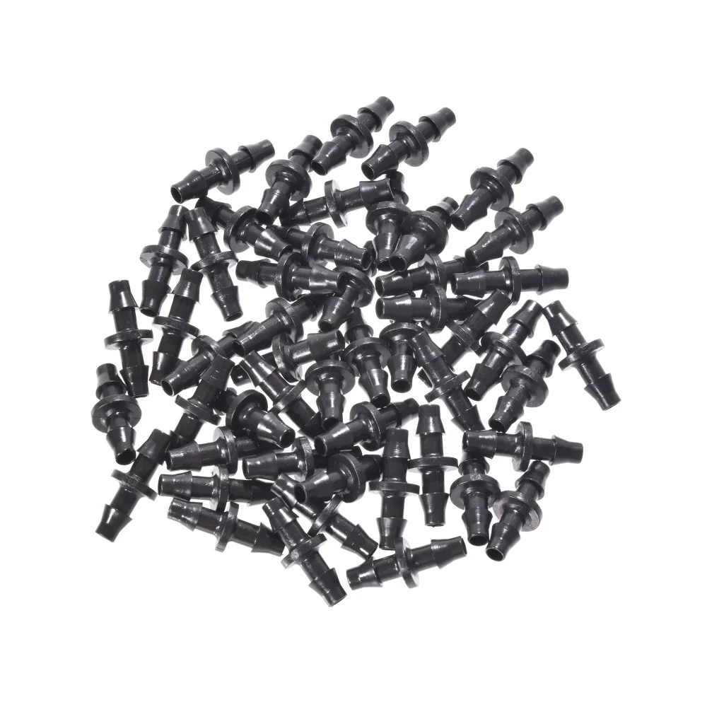 Abrazadera de reparación de manguera de plástico, accesorio de riego roscado Universal para sistemas de invernadero, agricultura y jardín, 50/100 Uds., 4/7