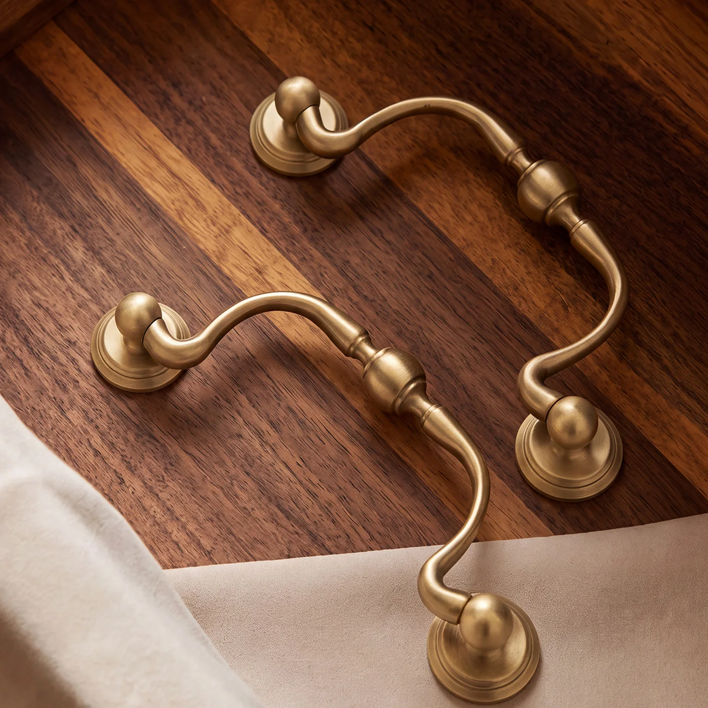 SAILANKA Solid Brass Pull Ring Design Furniture Hardware Cabinet Door Handle Wardrobe Drawer Handle Vanity Cupboard Shoe Cabinet