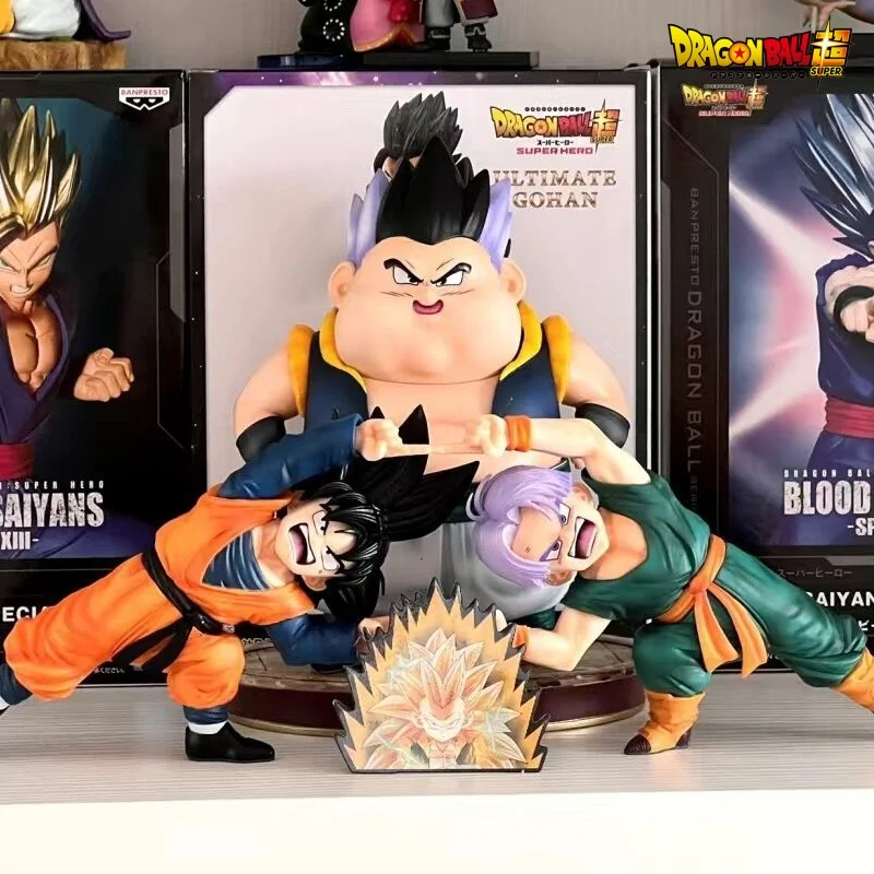 11cm Anime Dragon Ball Z Son Goten Figure Gotenks Trunks Combined Body Action Figures Pvc Statue Gifts Collection Model Toys