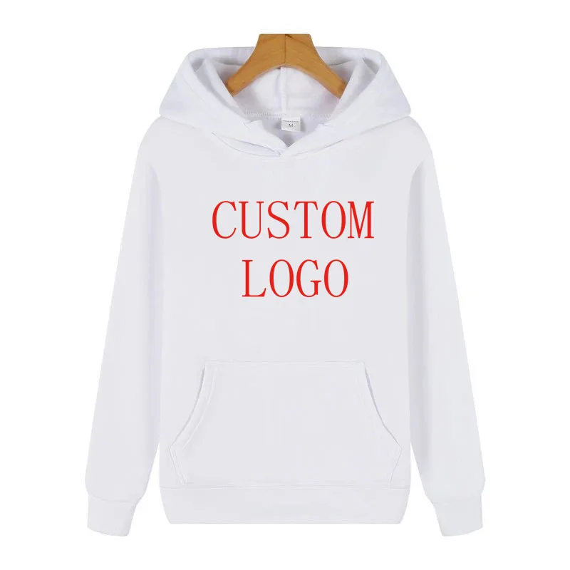 Your OWN Design Brand Logo/Picture Custom Women DIY Hoodies Sweatshirt Casual Hoody Clothing 12 Colors