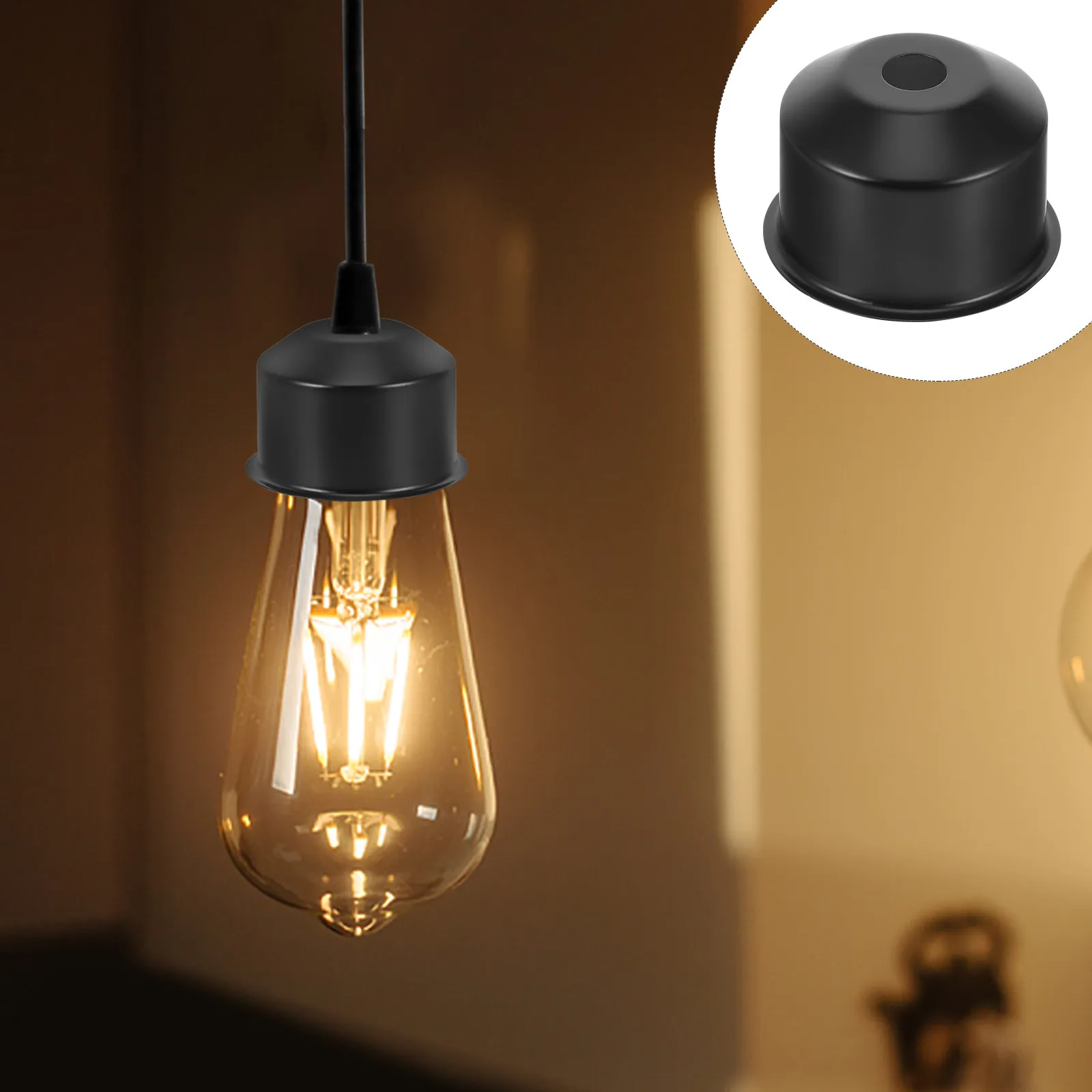 

Цоколь для лампы E27, металлическая основа-держатель для светильников DIY, ретро-модерн дизайн, прочная железная конструкция, улучшенная.