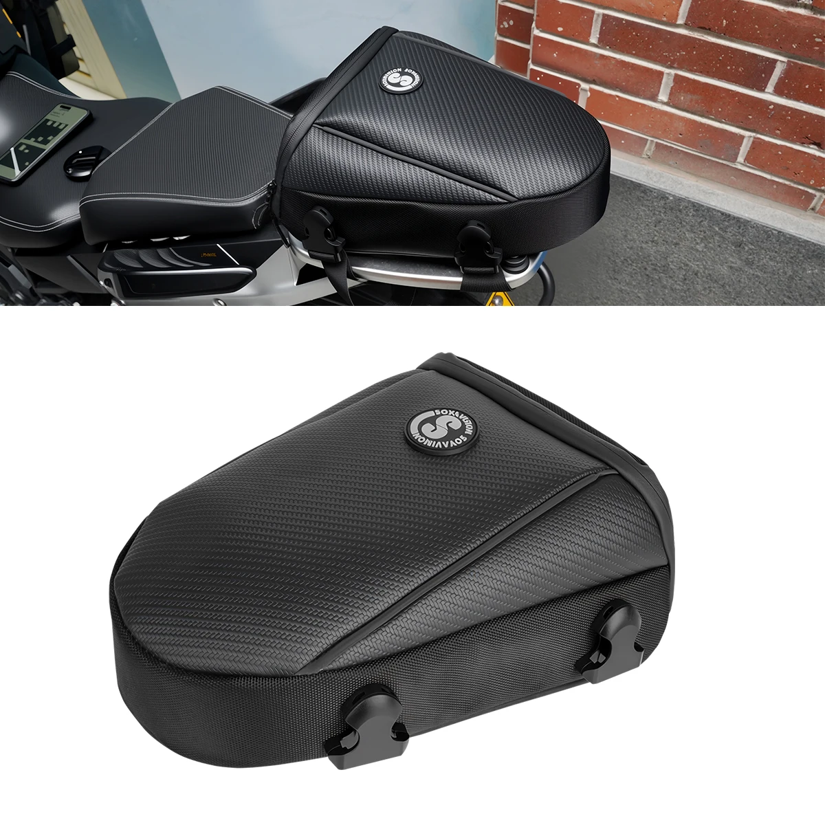 Motorcycle Tail Bag Rear Seat Bag Waterproof High Capacity Rider Multifunction Backpack Tailbag Universal Accessories Dirt Bike