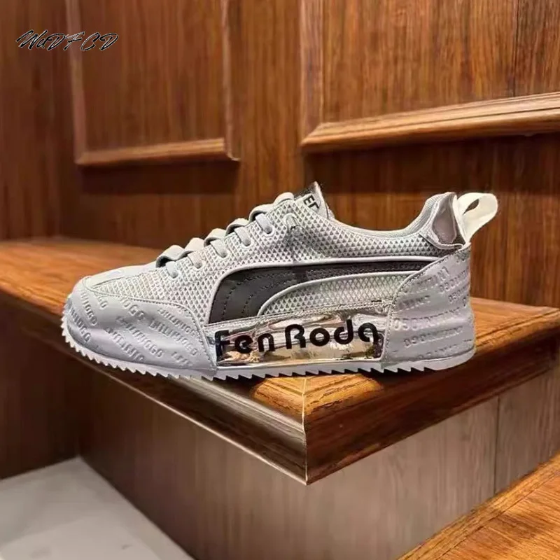 Sneakers Casual Mens Designer Cover Bottom Board Shoes Fashion Leather Fabric Breathable Increased Internal Platform Sport Shoes