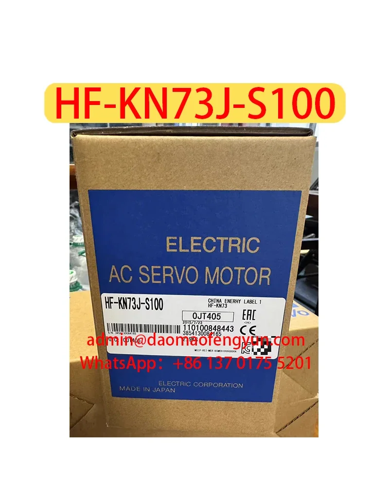 

HF-KN73J-S100 Brand New Servo Motor Original Genuine，Fast shipping，HF KN73J S100