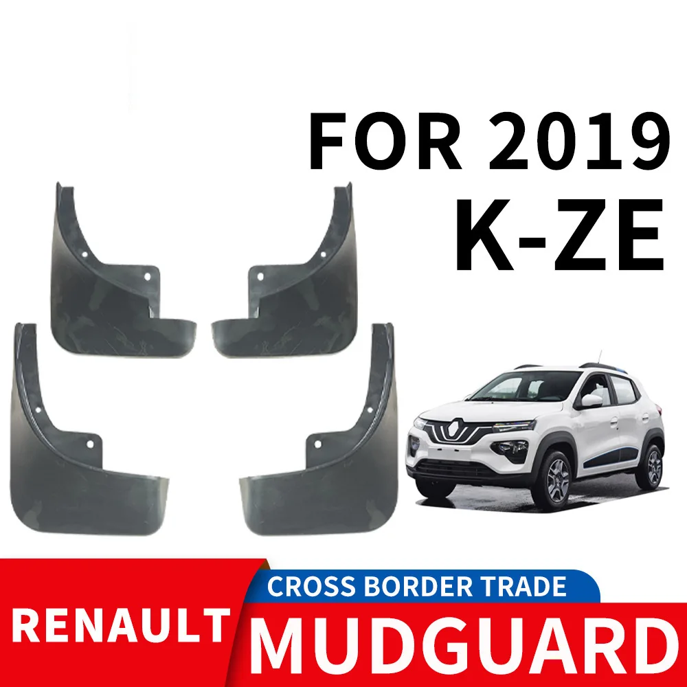 

For 2019 Renault E PENAULT K-ZE Car tire mudguard,Mudflaps Front Rear Flares Splash Guards Cover Car Accessoie