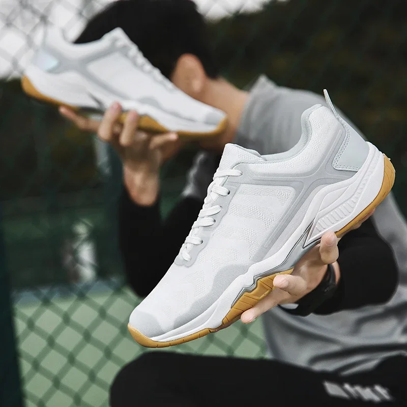 Professional Badminton Shoes Men Women Anti Slip Outdoor Male Gym Sport Training Table Tennis Sneakers Big Size