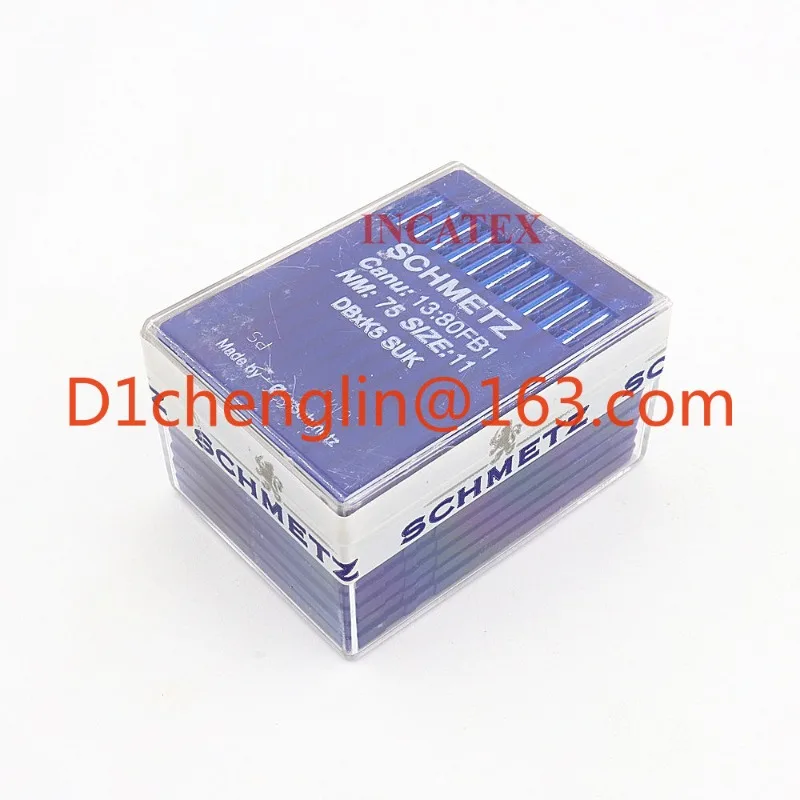 100 Pcs Genuine Schmetz Embroidery Needle DBXK5 SUK Nm 65/9 70/10 75/11 80/12 for Tajima Barudan SWF China Embroidery Machine