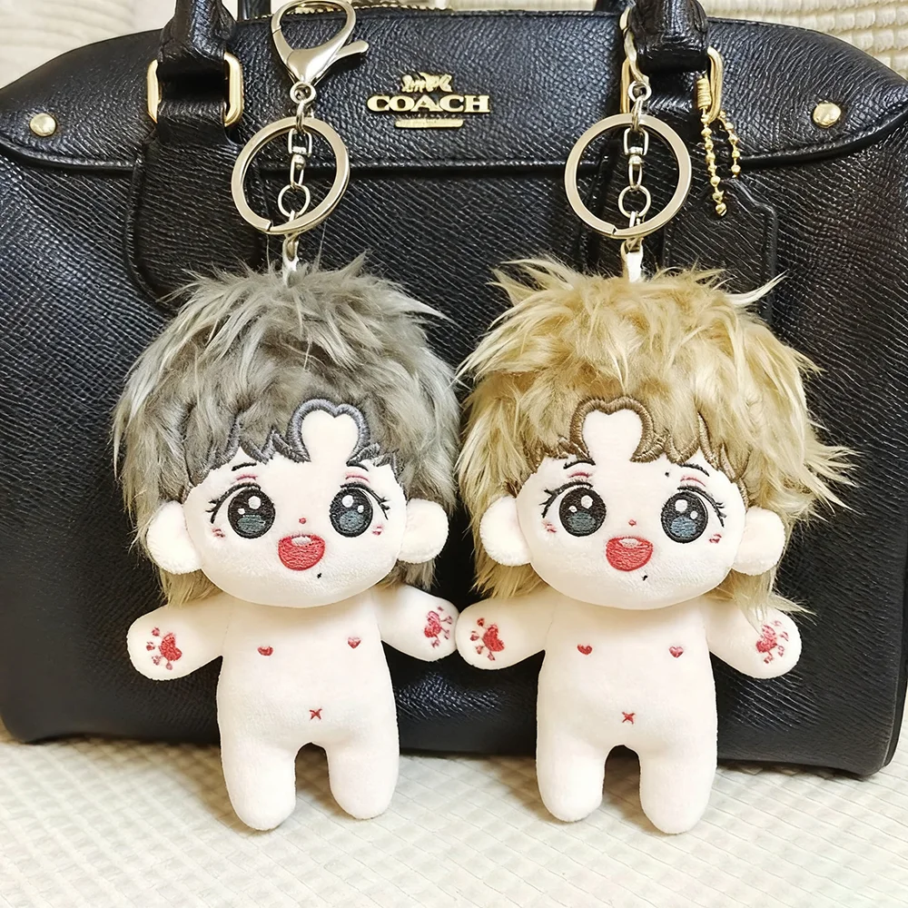 

10 см Сяо Чжан Шон Сяо Ван Ибо мини-кукла плюшевые фигурки плюшевая кукла кулон школьный брелок талисман нарядная одежда