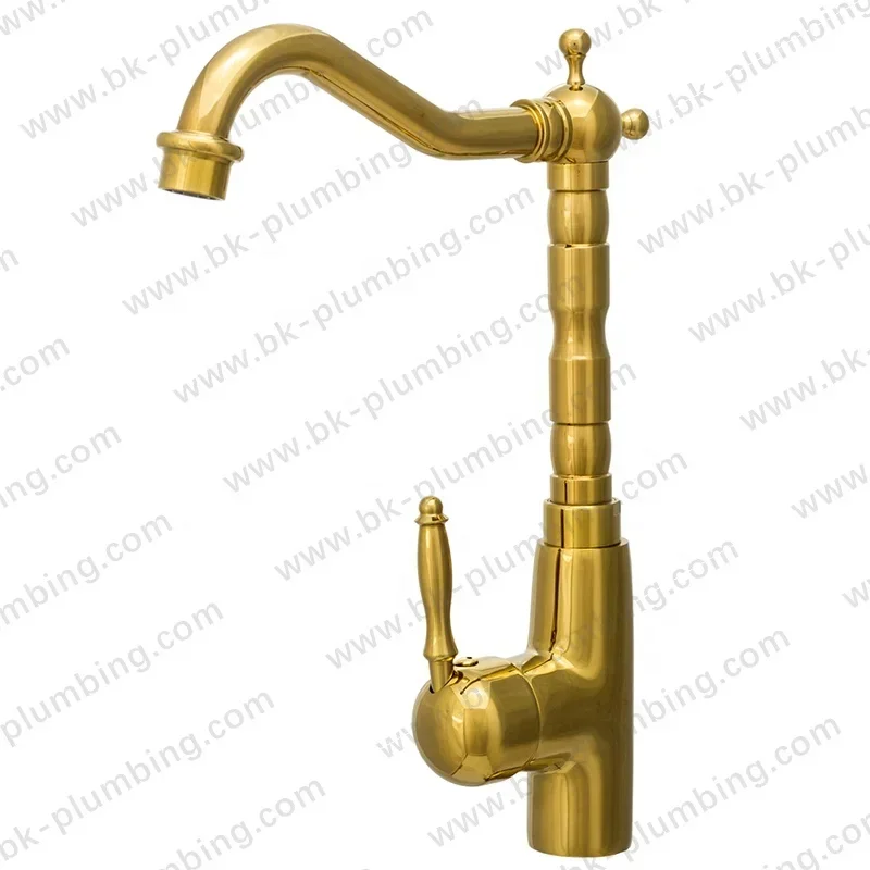 Factory Customized Single European-style Commercial Sink Kitchen Hot And Cold Water Faucet