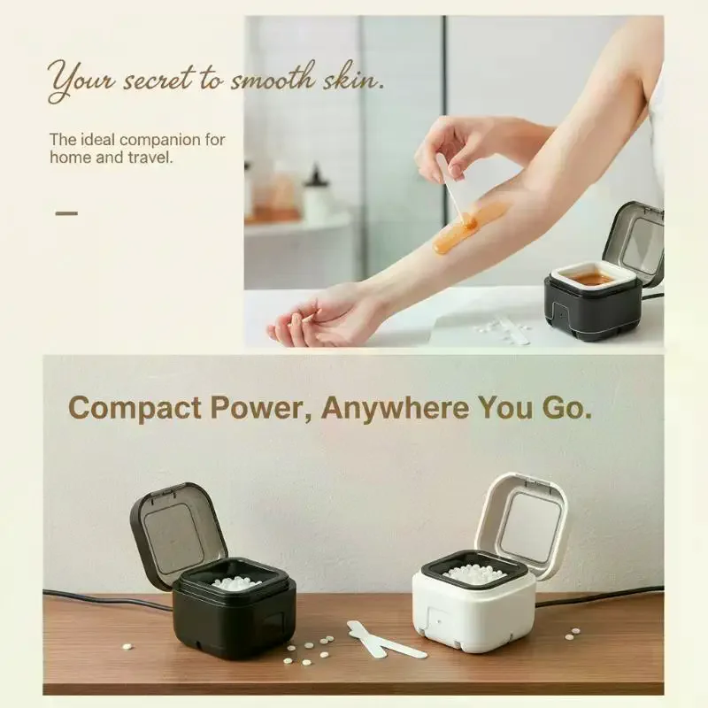 Mini Wax Heater Machine Silicone Bowl Wax Warmer Nose Ear Hair Removal Waxing Kit Wax Bean Wax Heating Melting Pot Melter - view 3
