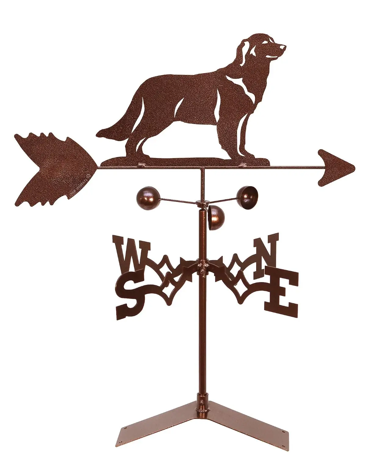 Golden Retriever Dog Weathervane, Customized