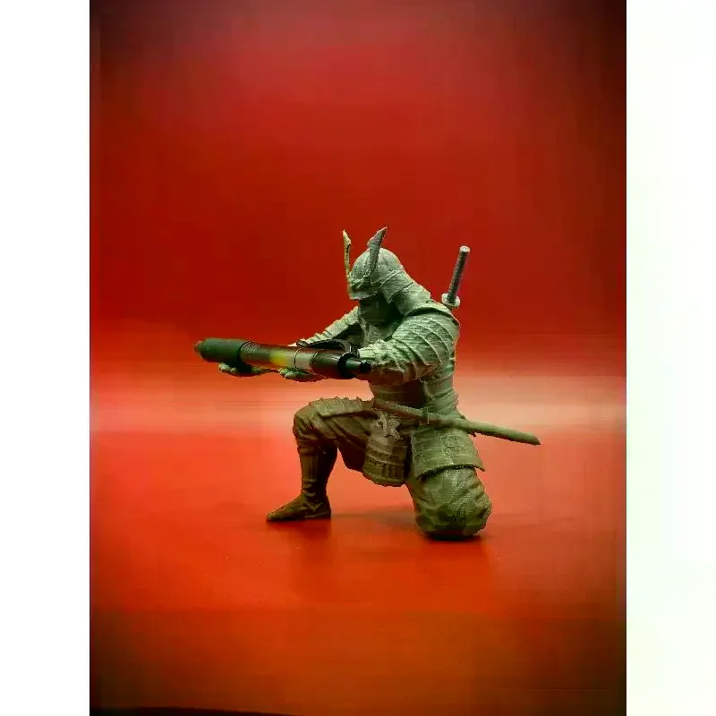 Samurai Pen Holder Japanese Warrior Pencil Rack 3D Printed Stationery Organizer Stand Office Ornament Desk Decor Gift Creative