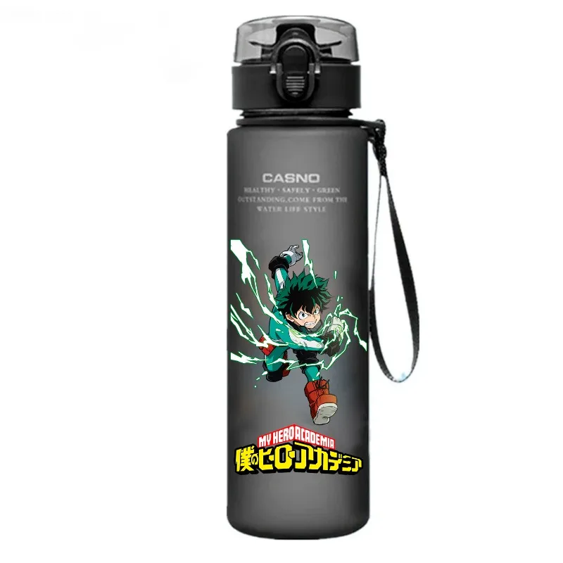 My Hero Academia 560ML Large Capacity 4 Color Children Water Cup Portable Plastic Outdoor Sport Water Bottle AnimeMidoriya Izuku