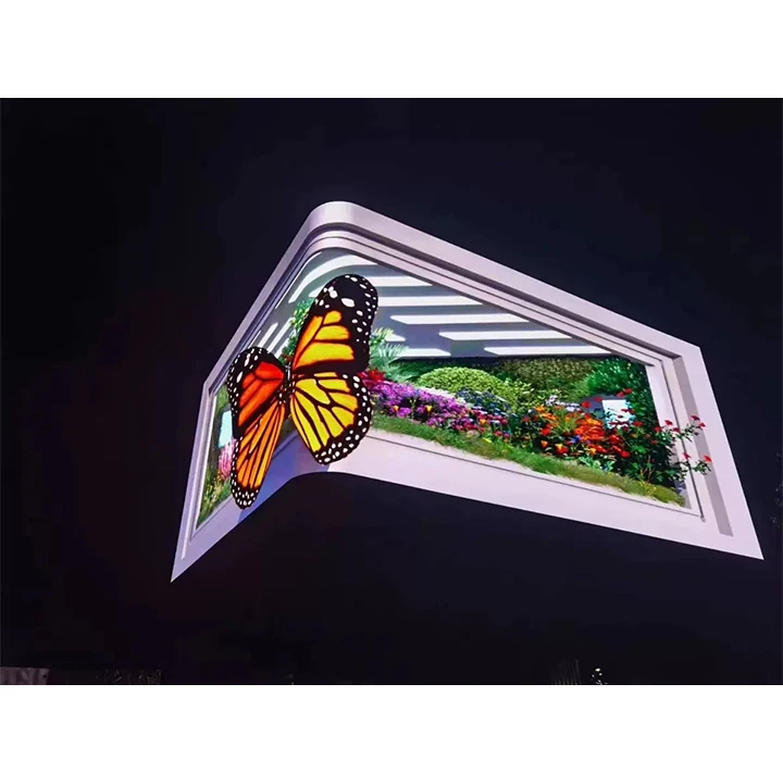 Écran LED personnalisé P8, taux de rafraîchissement élevé, économe en énergie pour l'extérieur, Installation facile pour les panneaux d'affichage et les événements