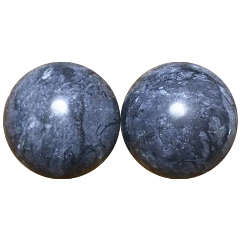 Traditional Chinese Style Good Luck Fortune Blessing Natural Jade Baoding Balls Health Care Massage Hand Exercise Balls For Elde