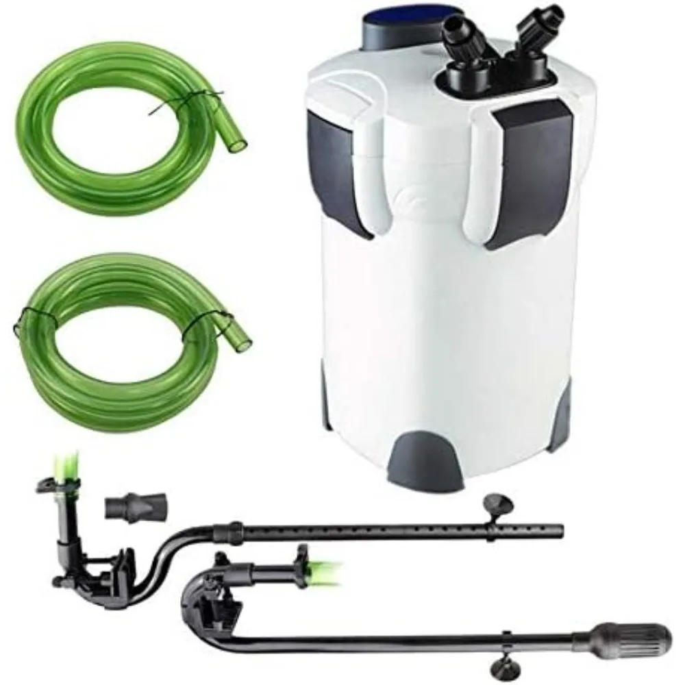 SunSun 3-Stage External Canister Filter for Aquariums, 264GPH