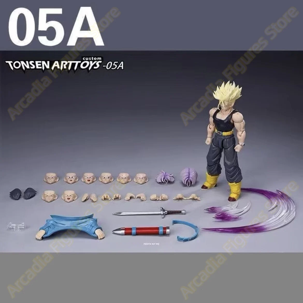 [In Stock] Tonsenarttoys Kamione Trunks 05a 05b Figure Dragon Ball Z Super Saiyan SSJ SSJ2 Trunks Anime Action Figures Model Toy view 6