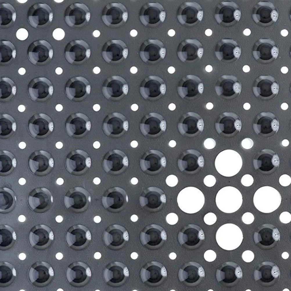 

53x53cm Non-Slip Bathroom Floor Mat Shower Suction Pad Bathroom Door Mat Black Floor Pads Accessories Foot Pad