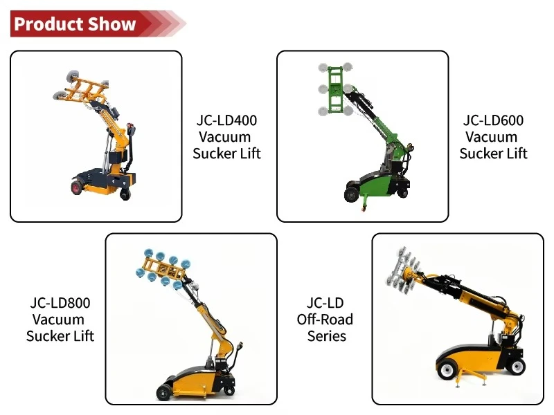Mobile 350kg Battery Vacuum Lifter Glass Installation Robot Glass Lifter Robot Windows Installation Machine
