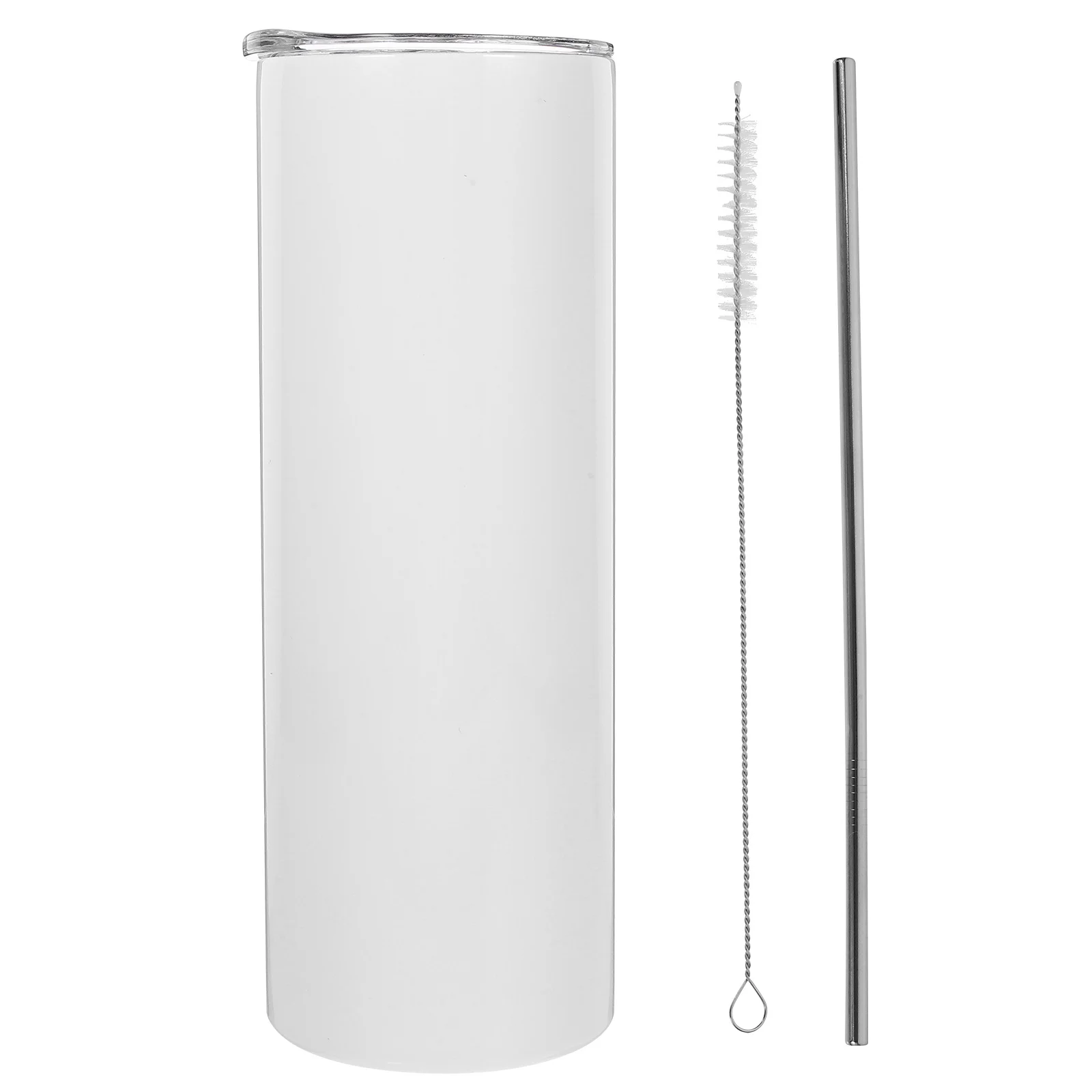 

Insulated Stainless Steel Tumbler Blank 30Oz Sublimation Mug with Lid and Straw for Hot Cold Drinks DIY Photo Cup for Travel