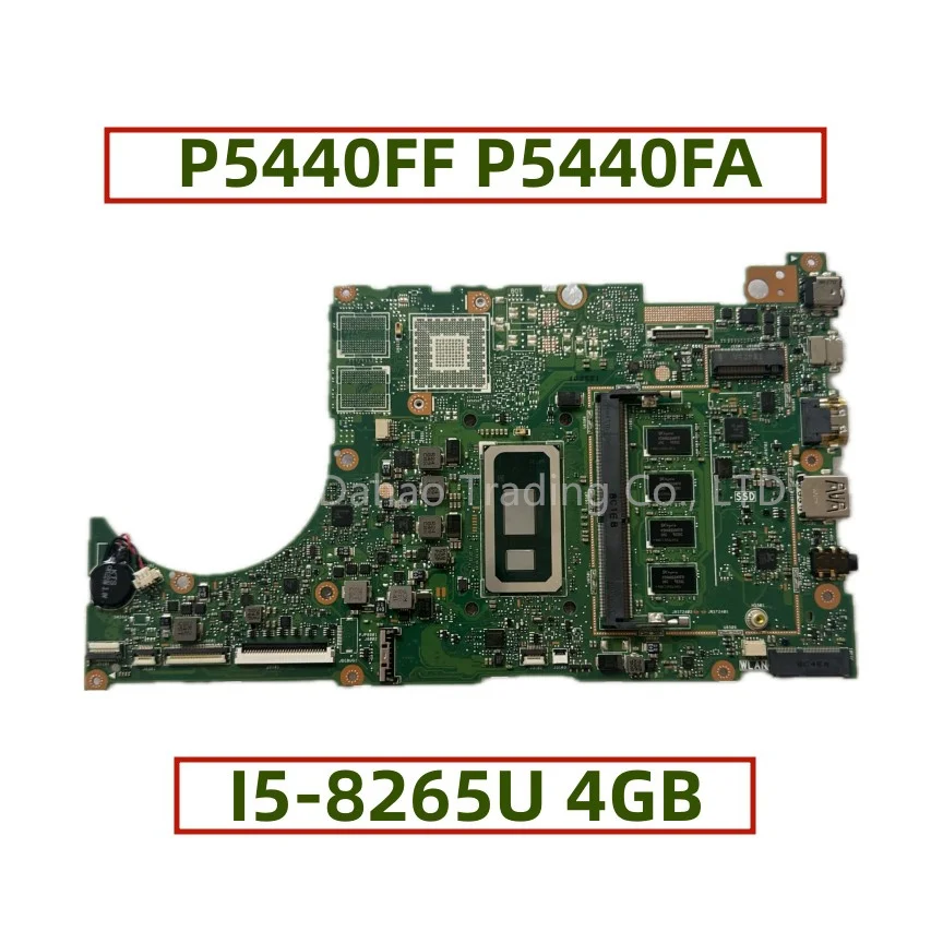 P5440FF P5440FA Mainboard UNTUK ASUS P5340FA P5340FF P5440F P5440UF P5440UA P5440FF Laptop Motherboard dengan I5-8265U inti 4GB-RAM