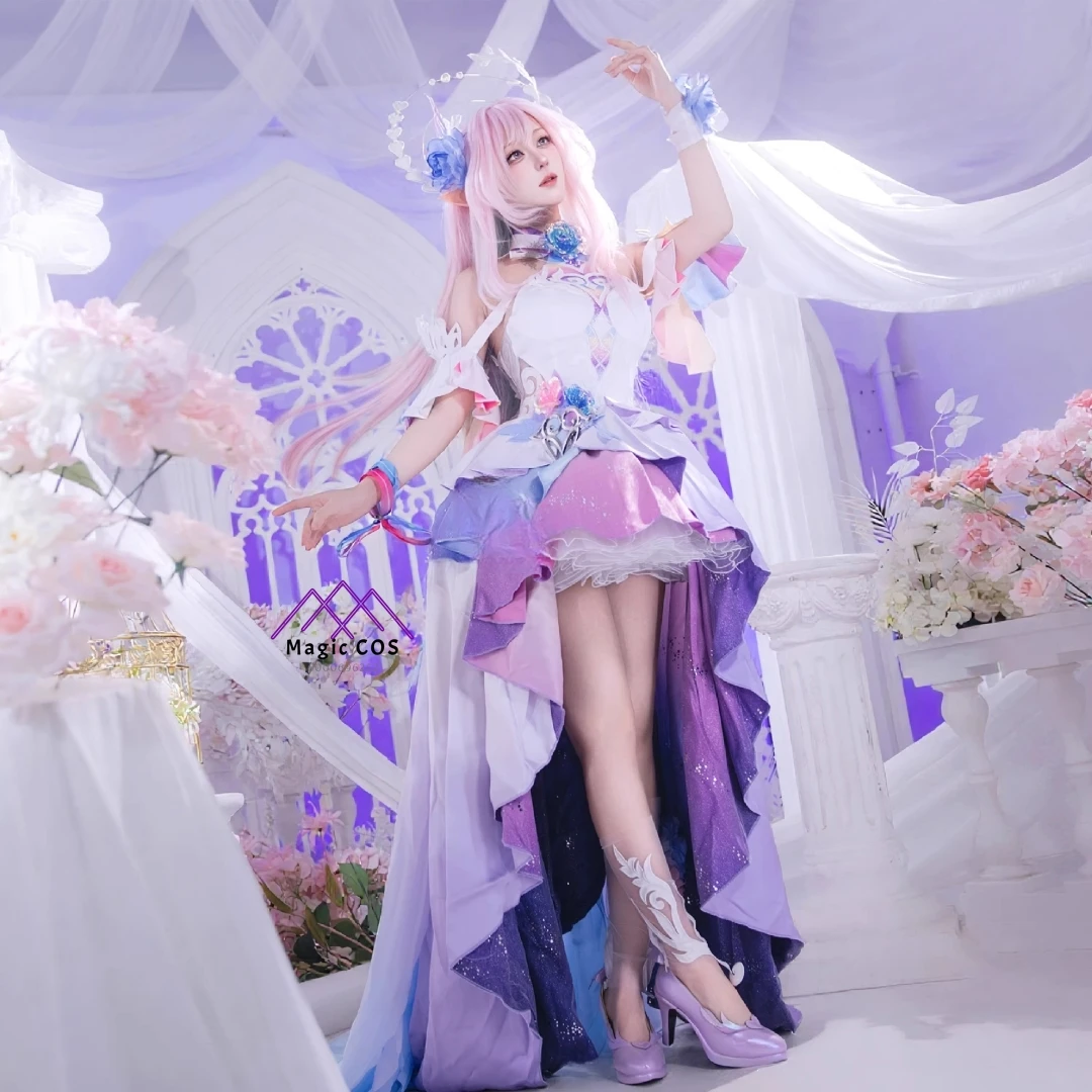 

Game Honkai: Star Rail Cosplay Costume Anime Cyrene High Quality Role Playing Dress Outfit Dress Shoes for Women Comic Con Party